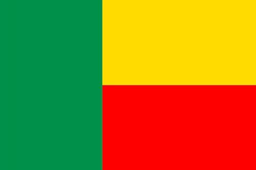 Benin Flagge