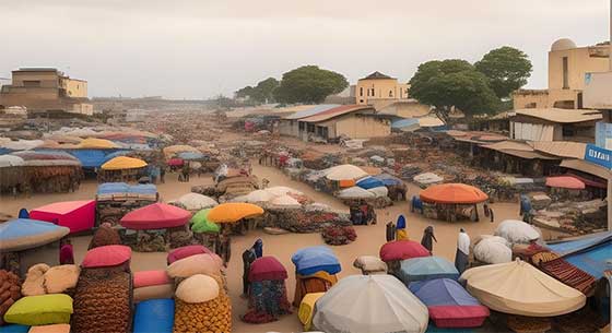 Eine ausführliche Übersicht zum Dantokpa Markt in Cotonou