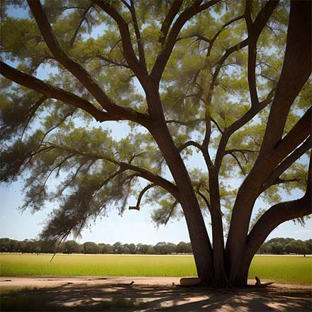 Erdnussbaum in Benin