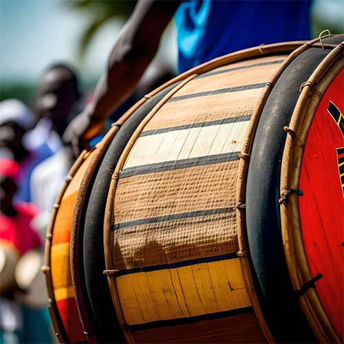 afrikanische Trommel Beispiel