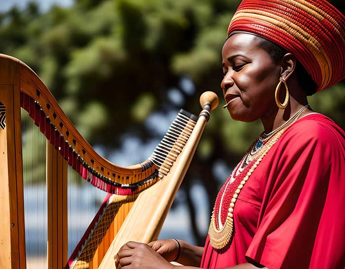afrikanisches Musikinstrument
