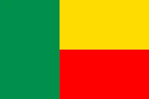 Benin Flagge